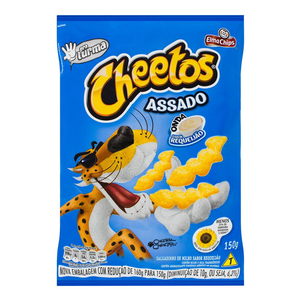 ELMA CHIPS CHEETOS REQUEIJÃO ONDA 150G