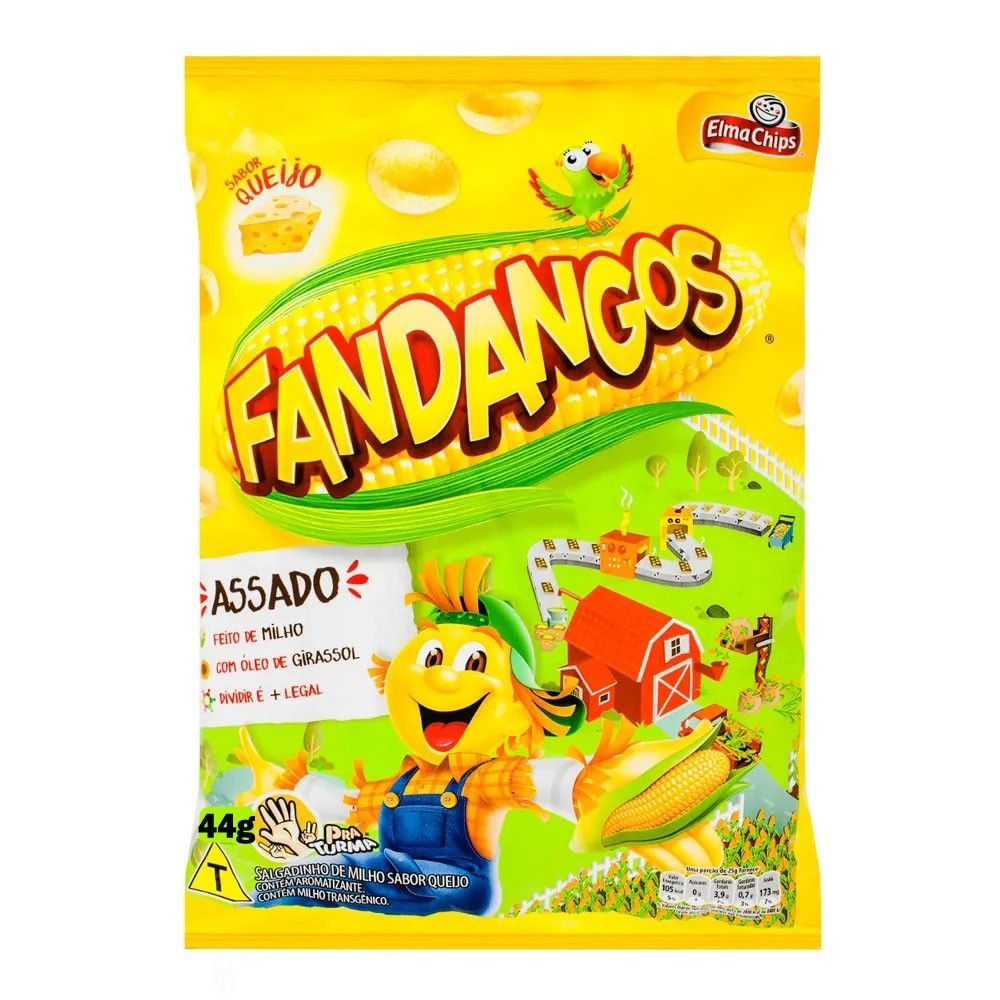 ELMA CHIPS FANDANGOS QUEIJO 44G