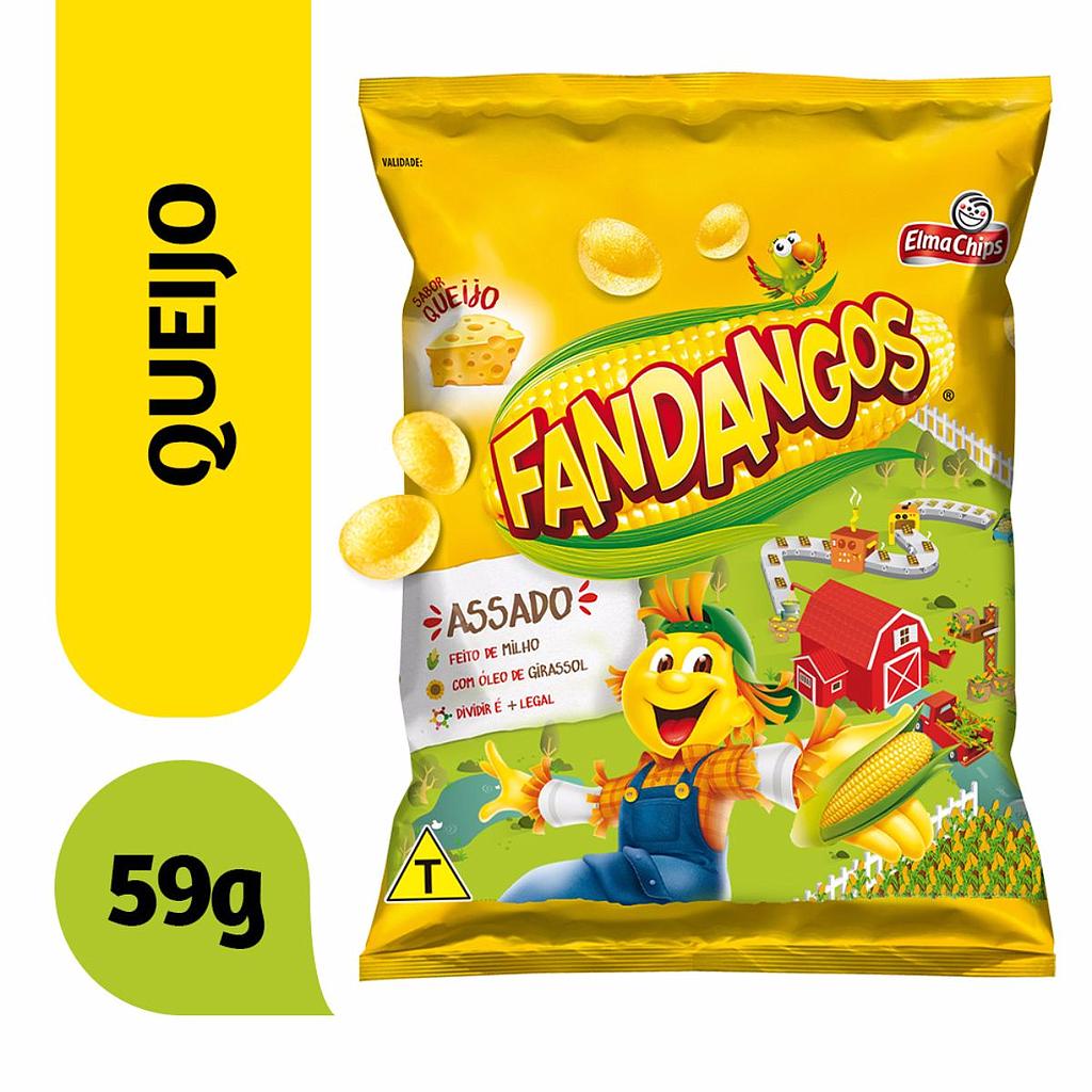 ELMA CHIPS FANDANGOS QUEIJO 59G