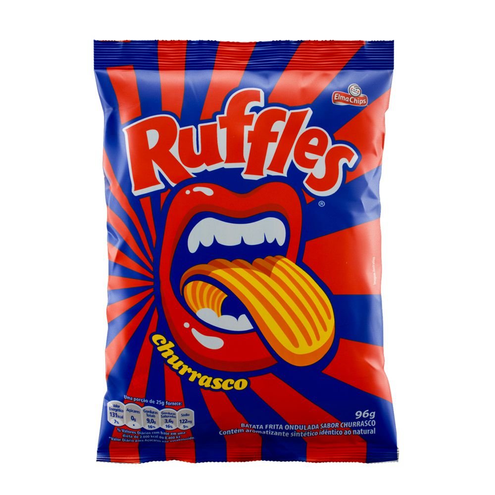 ELMA CHIPS RUFFLES CHURRASCO 96G