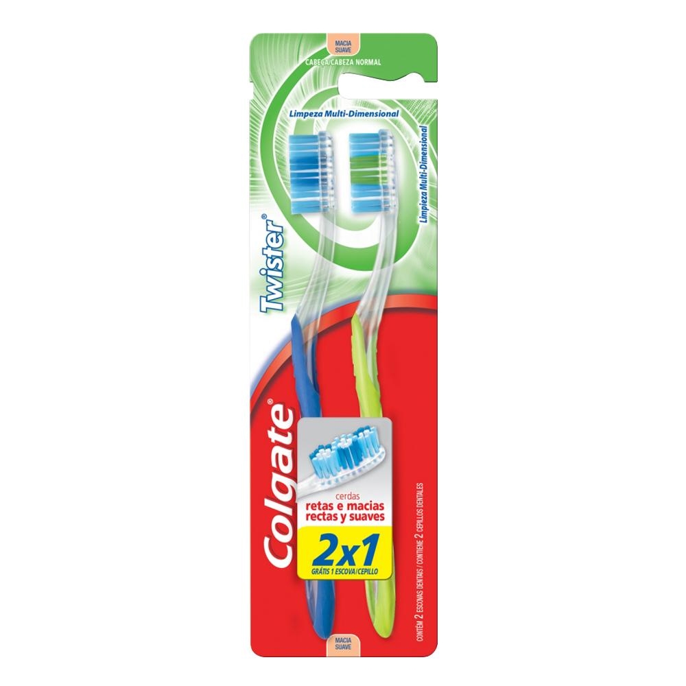 ESCOVA DENTAL COLGATE TWISTER FRESH MACIA L2 P1