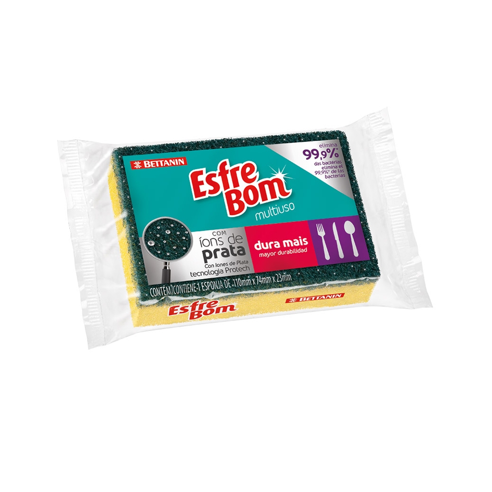ESPONJA BETTANIN ESFREBOM MULTIUSO COM 1 UNIDADE