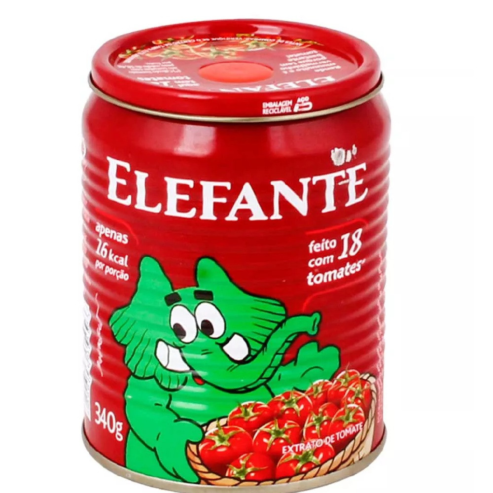 Extrato de Tomate Elefante Lata 340G