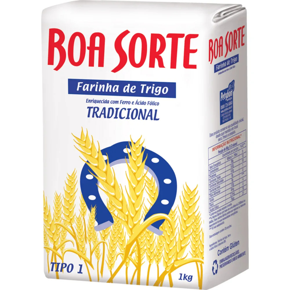 FARINHA DE TRIGO BOA SORTE ESPECIAL 1KG