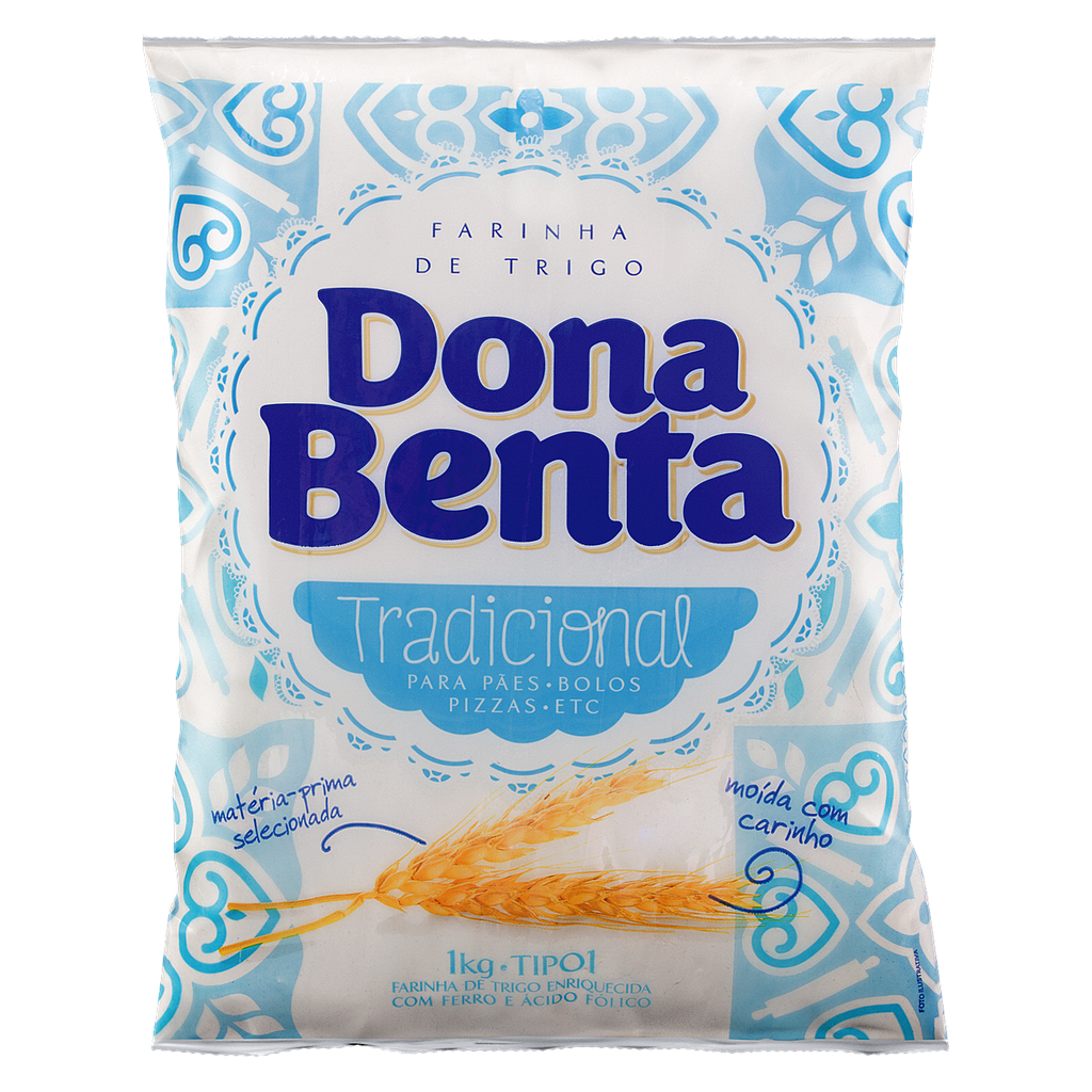 FARINHA DE TRIGO DONA BENTA SEM FERMENTO 1KG