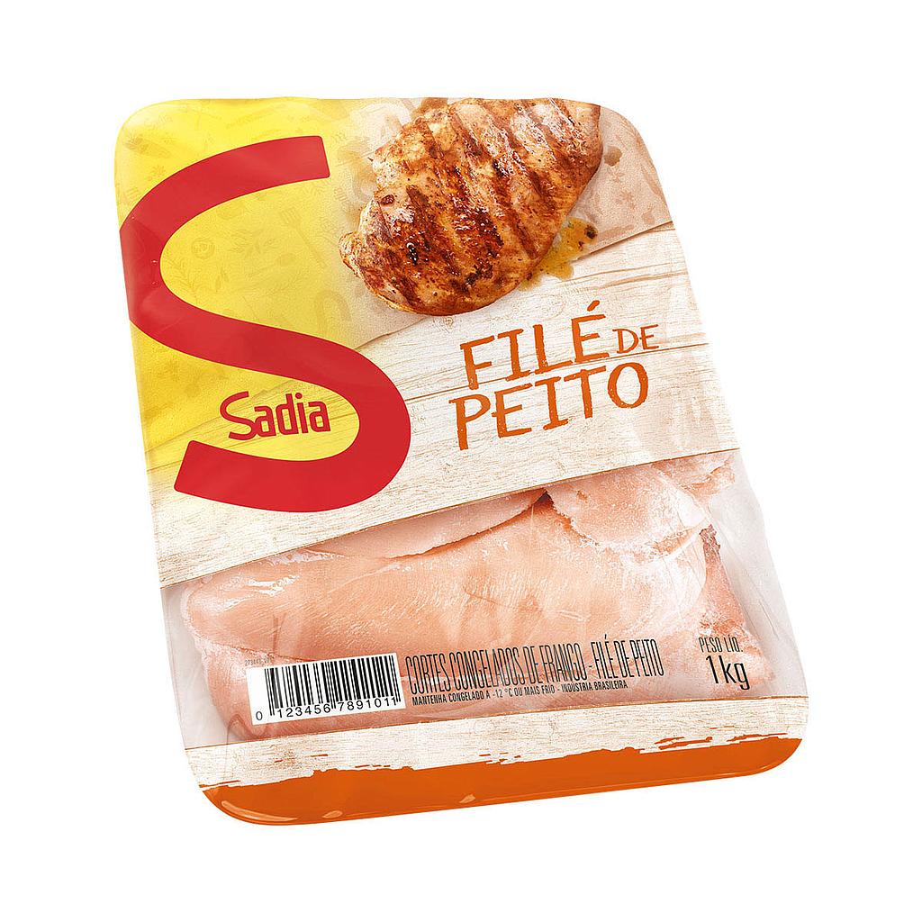 FILE DE PEITO DE FRANGO CONGELADO SADIA 1KG