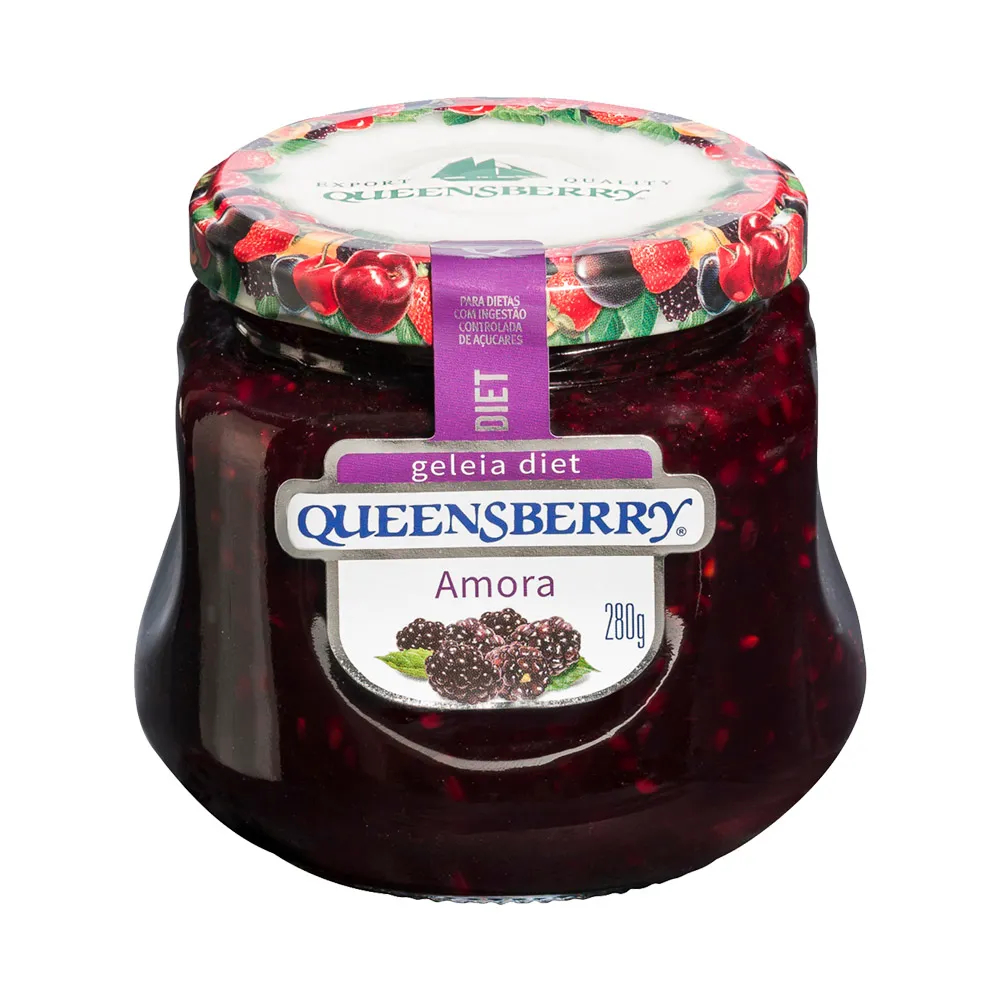 GELEIA QUEENSBERRY AMORA DIET 280G