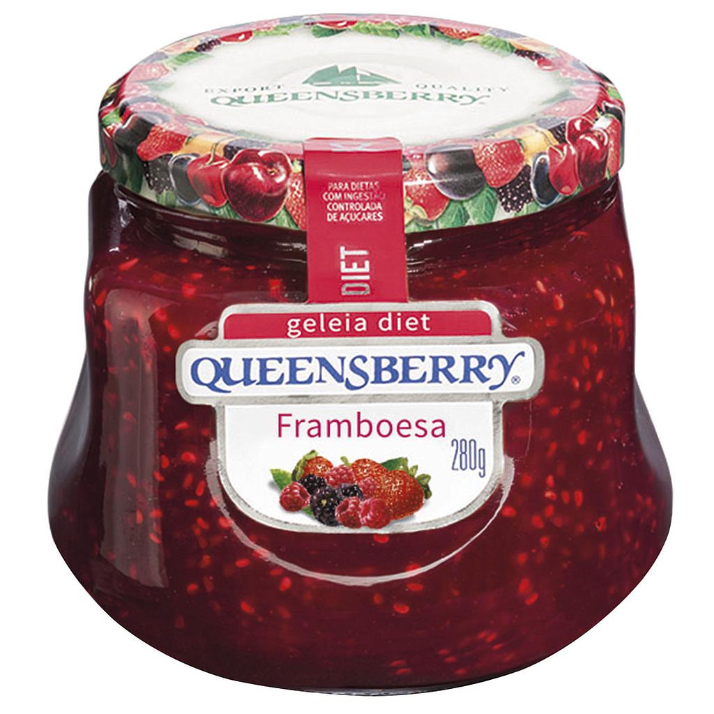 GELEIA QUEENSBERRY FRAMBOESA DIET 280G