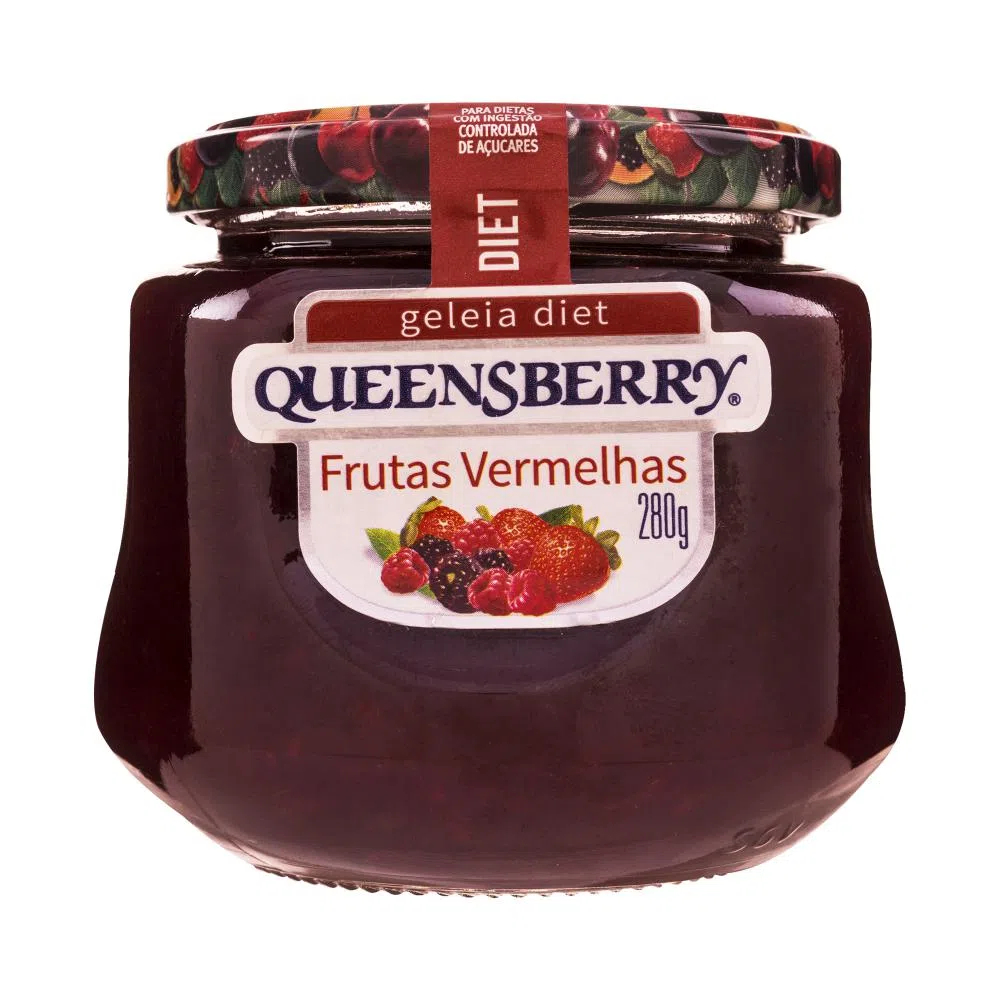 GELEIA QUEENSBERRY FRUTAS VERMELHAS DIET 280G