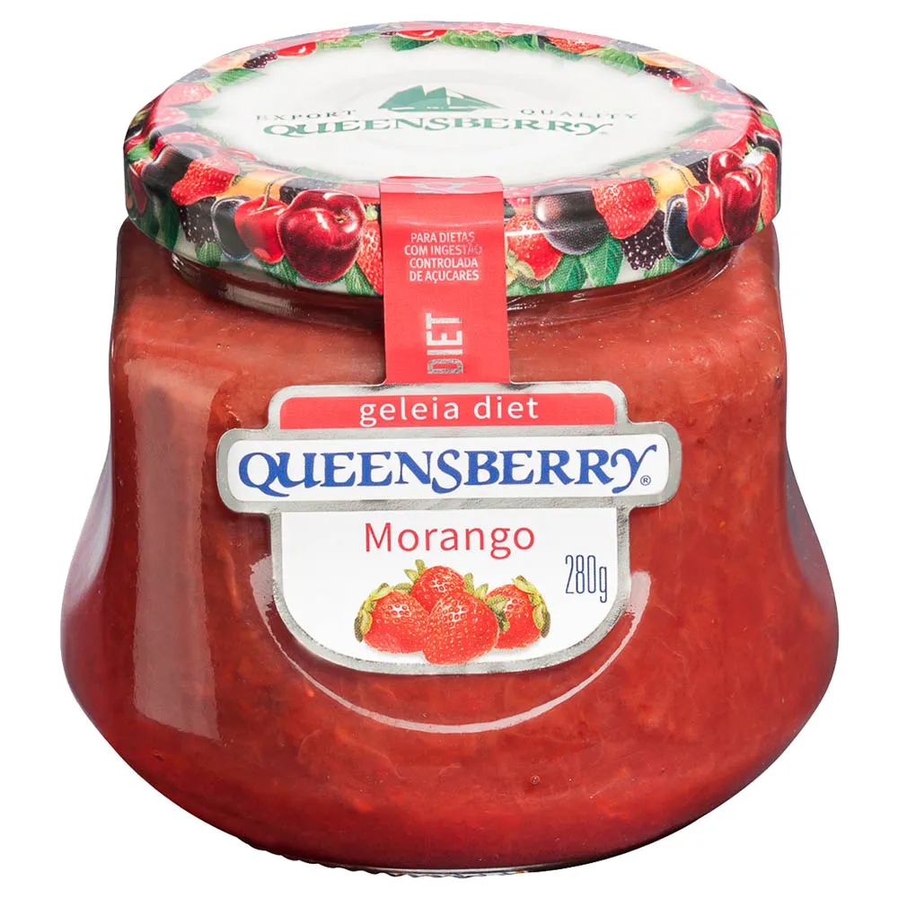 GELEIA QUEENSBERRY MORANGO DIET 280G