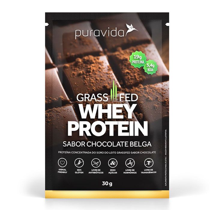 GRASSFED WHEY PROTEIN CHOCOLATE PURA VIDA 30G