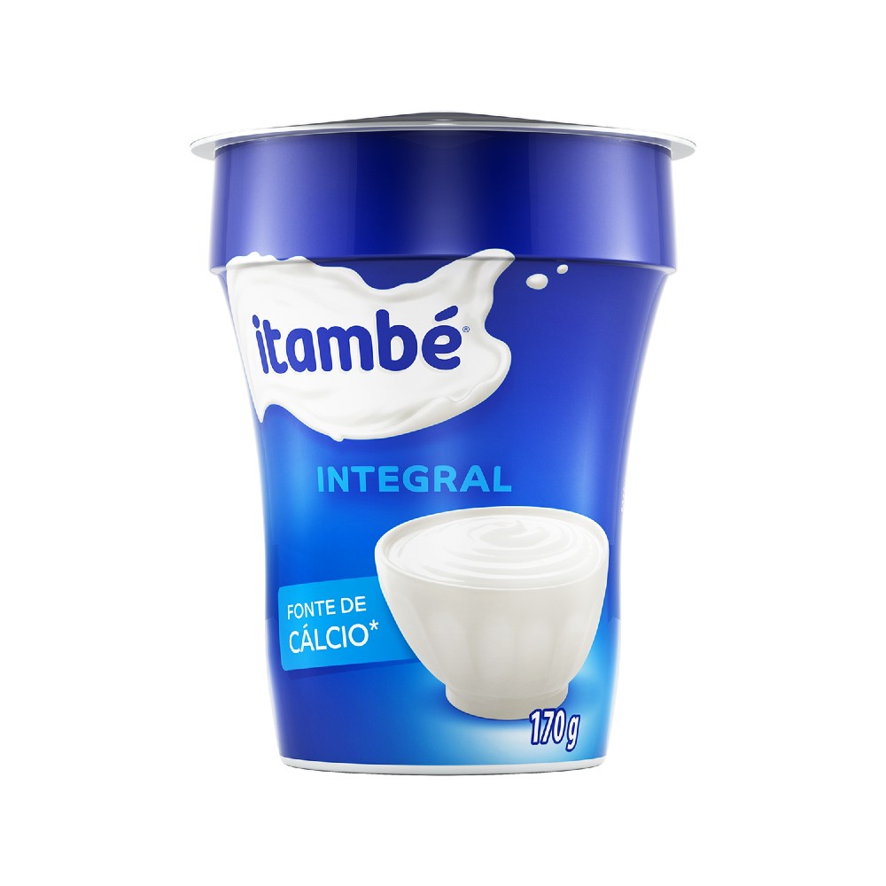 IOGURTE ITAMBE NATURAL INTEGRAL  COPO 170G