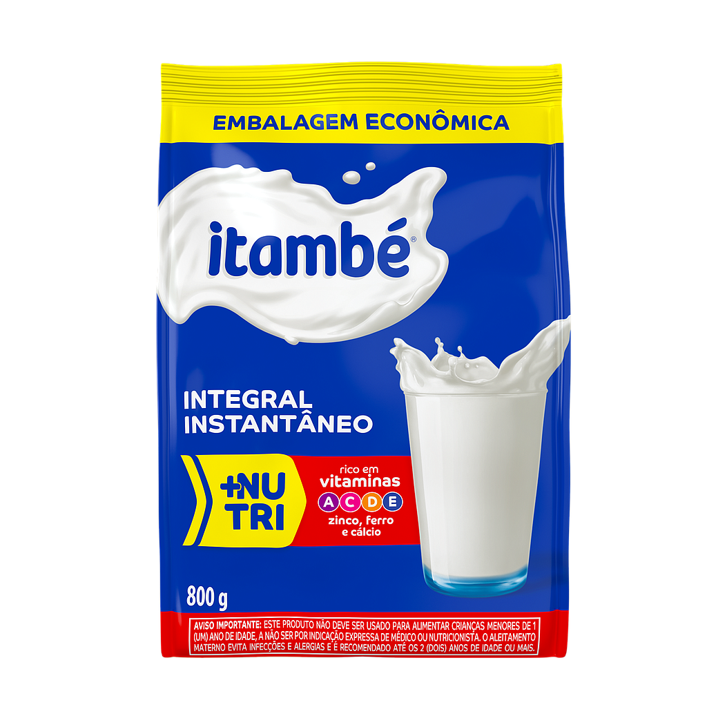 LEITE EM PO ITAMBE INSTANTANEO POUCH 800G