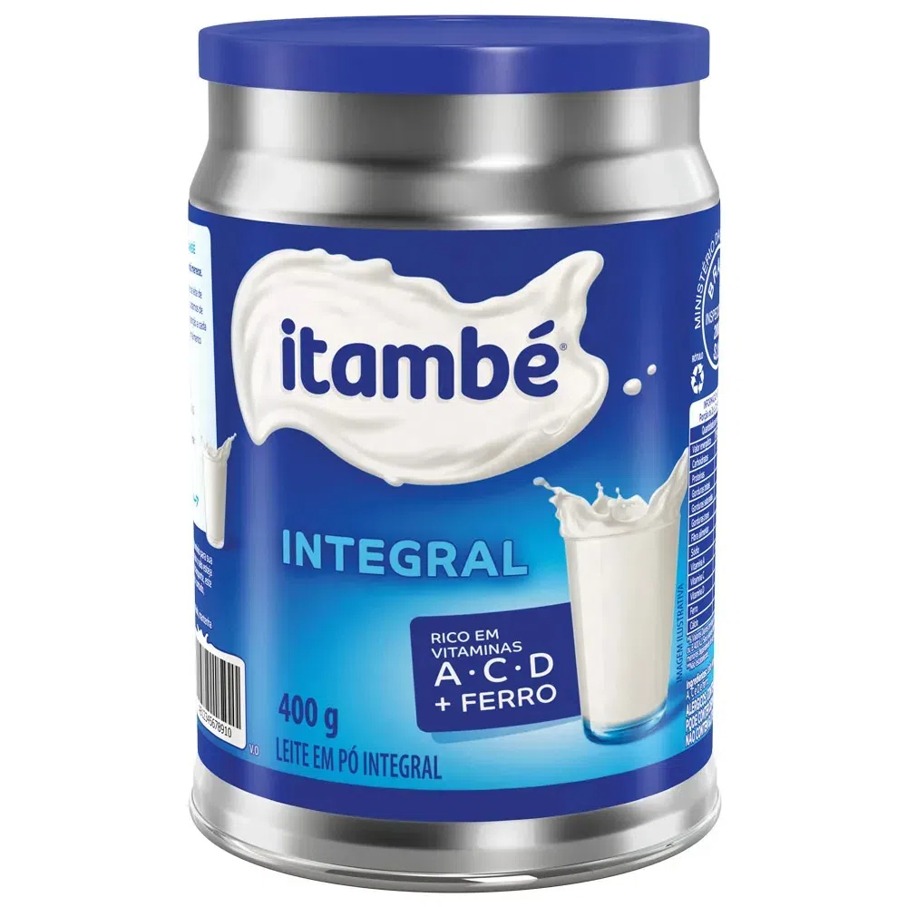 LEITE EM PO ITAMBE INTEGRAL LATA 400G