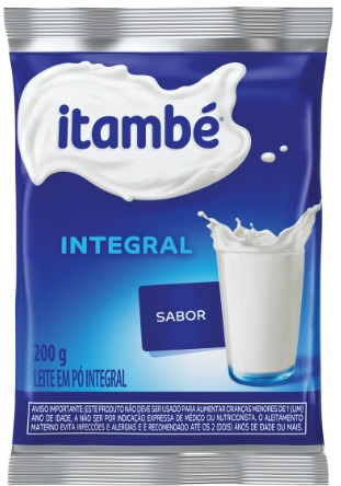 LEITE EM PÓ INTEGRAL 200G ITAMBÉ