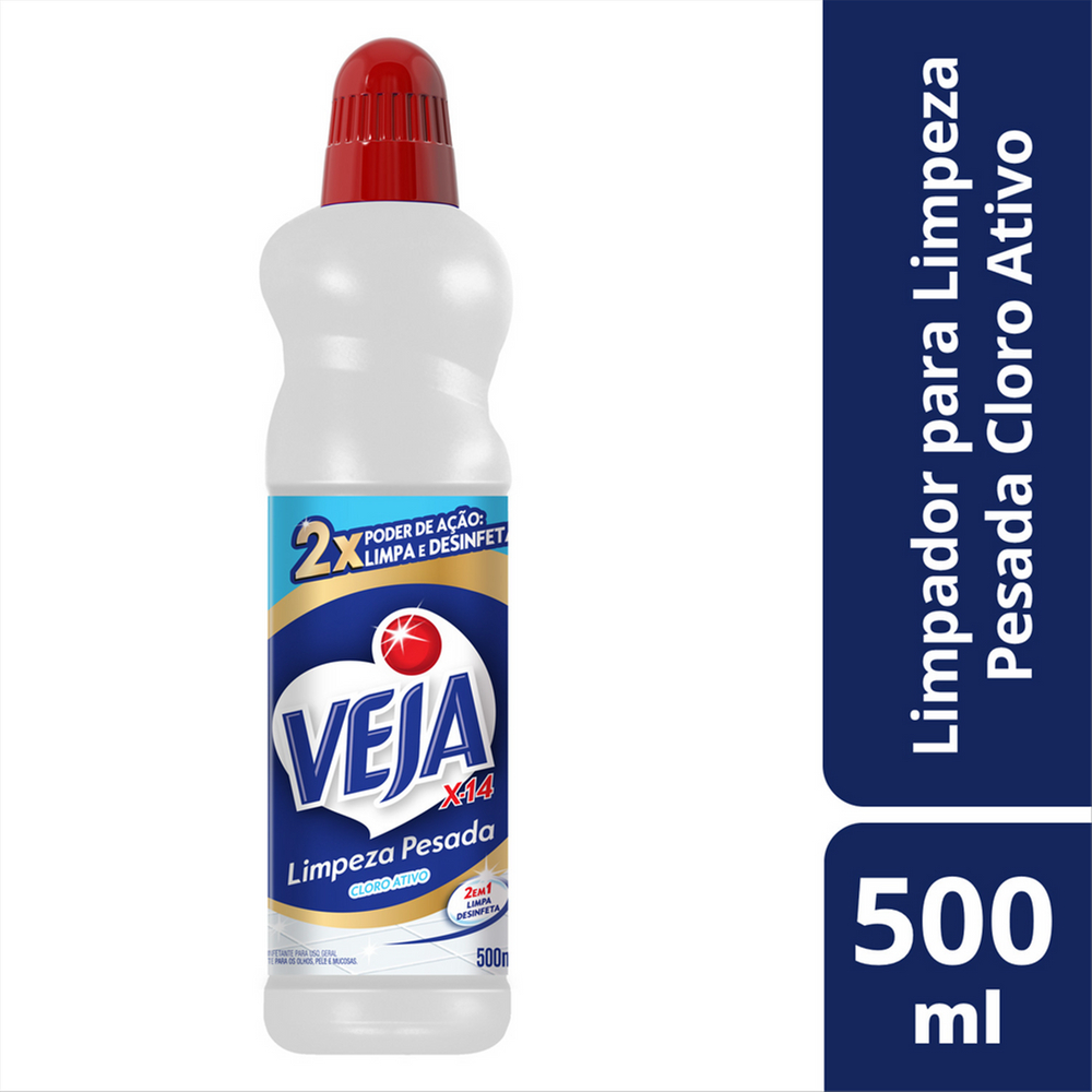 LIMPA VEJA LIMPEZA NPESADA CLORO 500ML