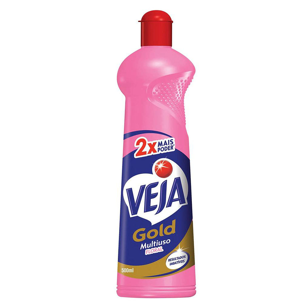 LIMPA VEJA MULTI USO GOLD FLORAL 500ML