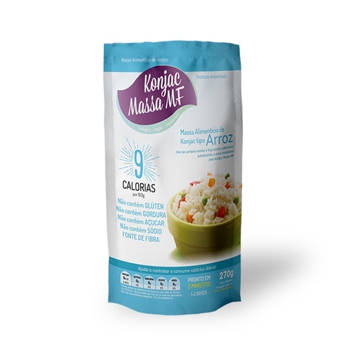 MASSA ALIMENTÍCIA KONJAC TIPO ARROZ 270G