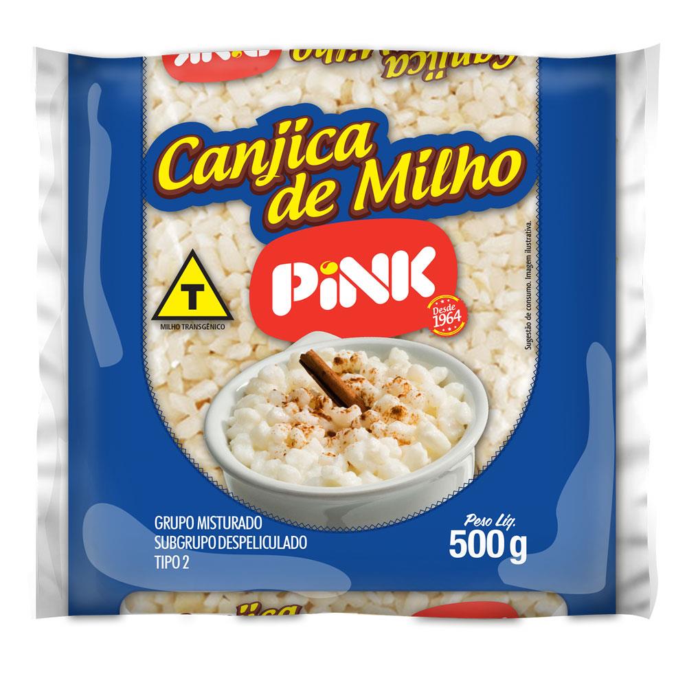 MILHO CANJICA BRANCA PINK 500G