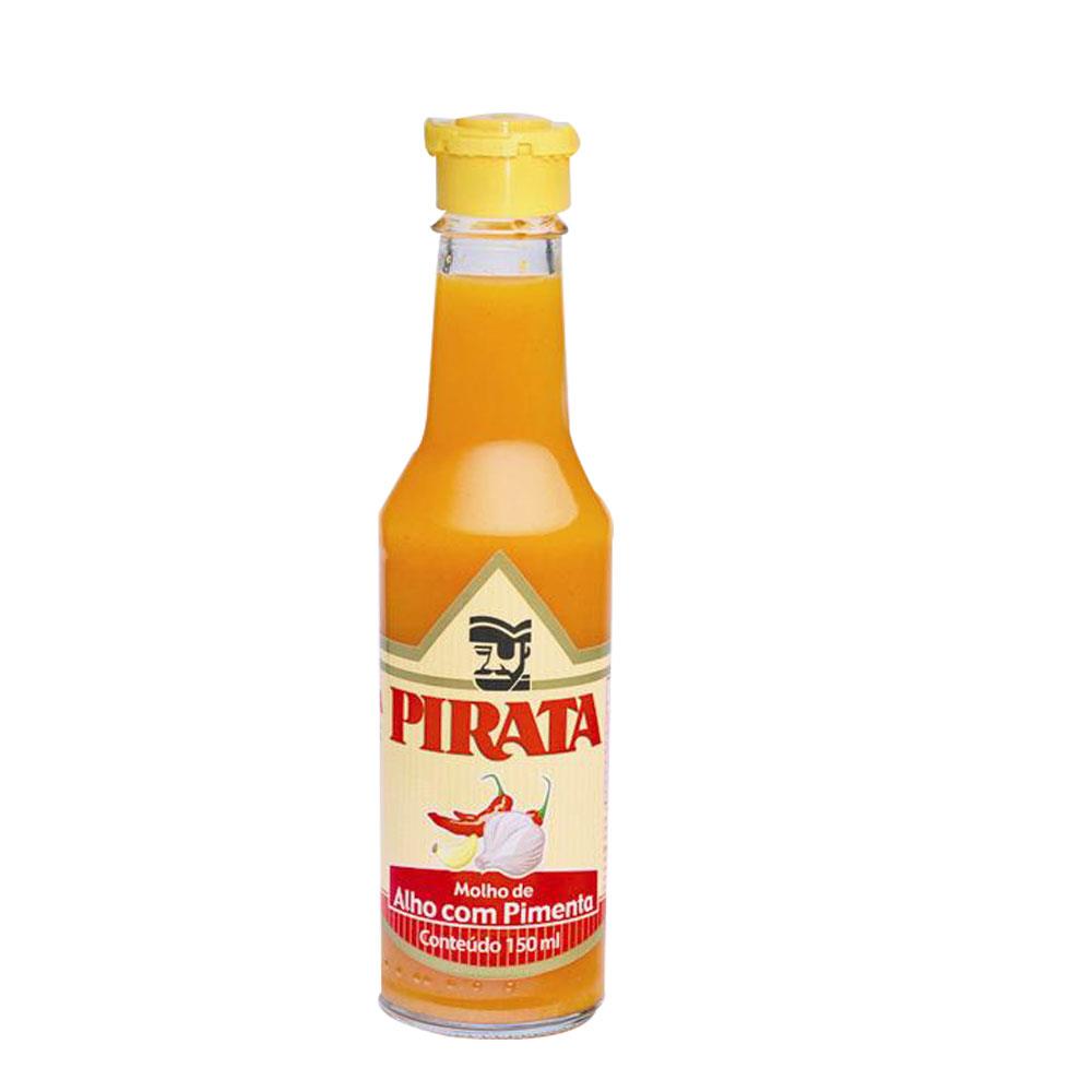 MOLHO DE ALHO PIRATA COM PIMENTA 150ML
