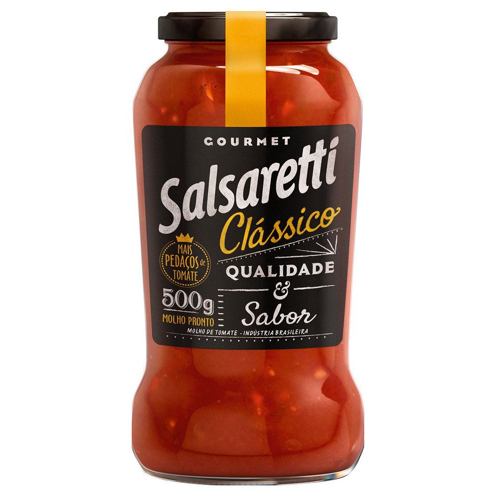 MOLHO GOURMET SALSARETTI CLASSICO 500GR