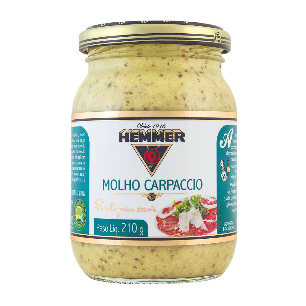 Molho Carpaccio Hemmer 210G
