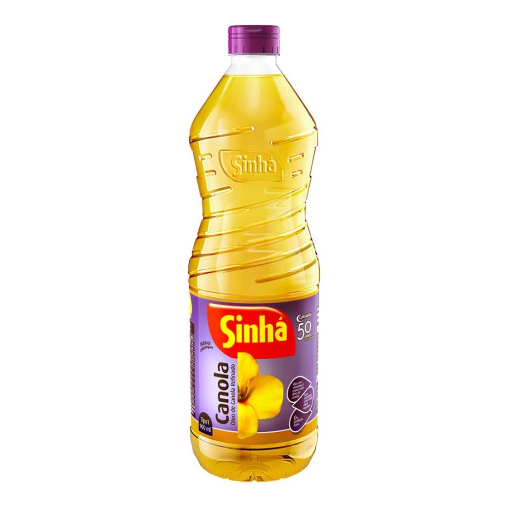 OLEO DE CANOLA REFINADO SINHA 900ML