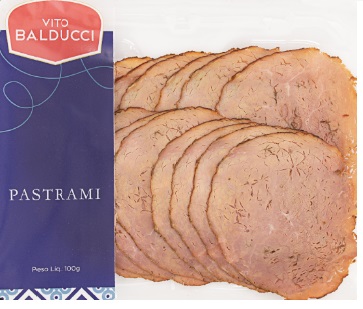 PASTRAMI VITO BALDUCCI PREMIUM FATIADO 100G