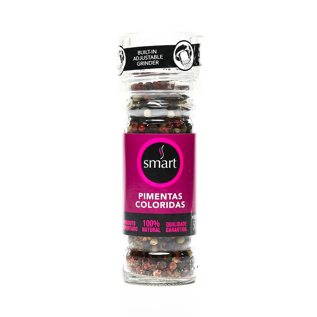 PIMENTAS COLORIDAS COM MOEDOR SMART 50G