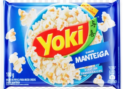 PIPOCA MICROONDAS YOKI MANTEIGA 100G