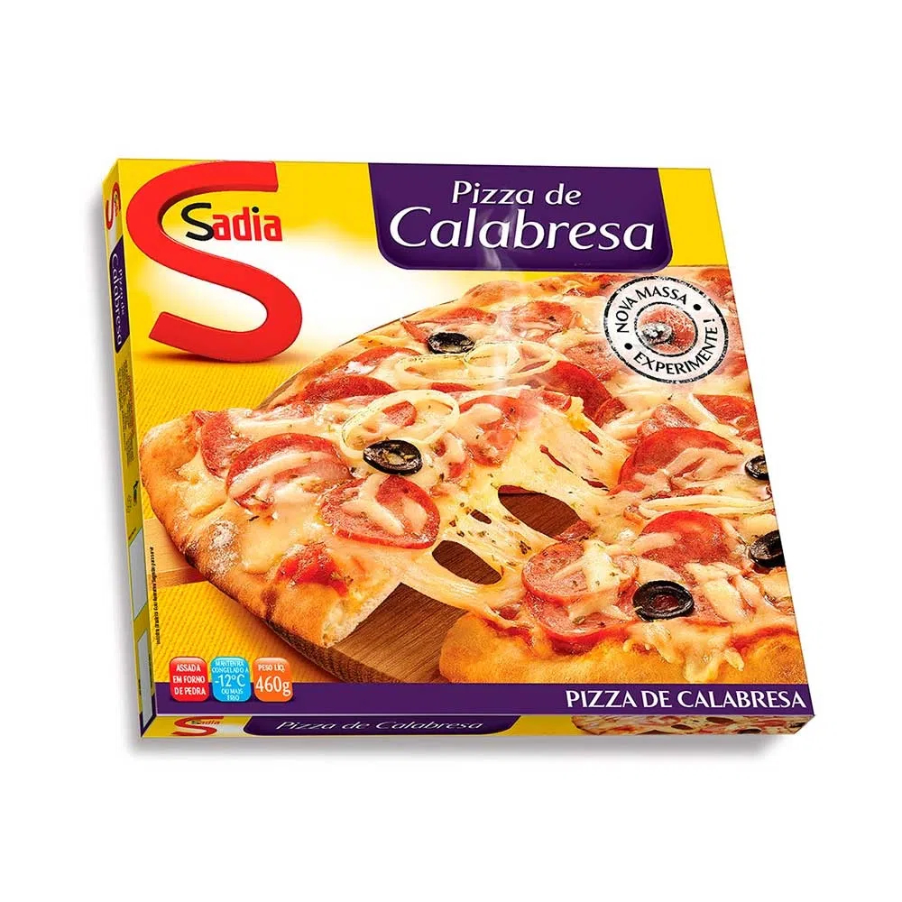 Pizza Congelada Calabresa Sadia 460g