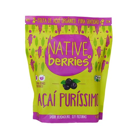 POLPA AÇAÍ NATIVE BERRIES PURÍSSIMO 400G