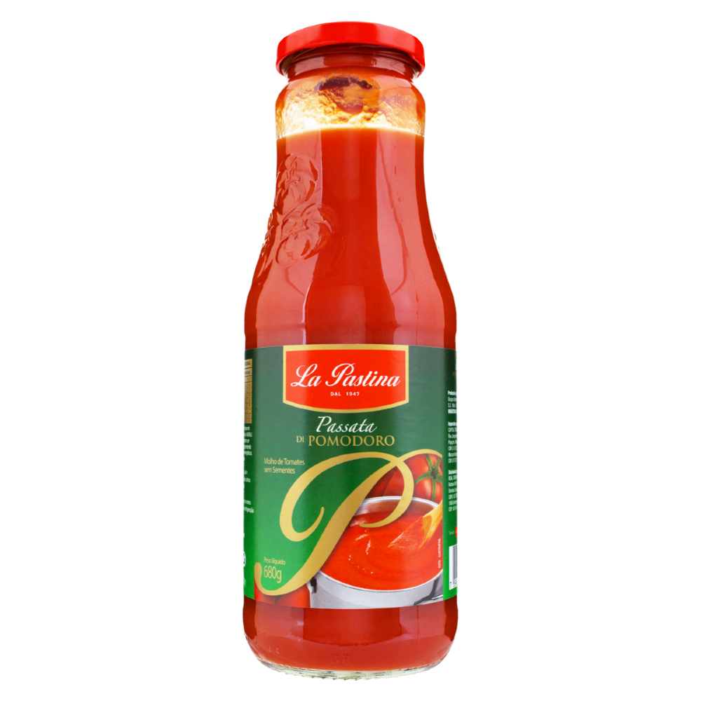 Passata de Tomate la Pastina Vidro  680G