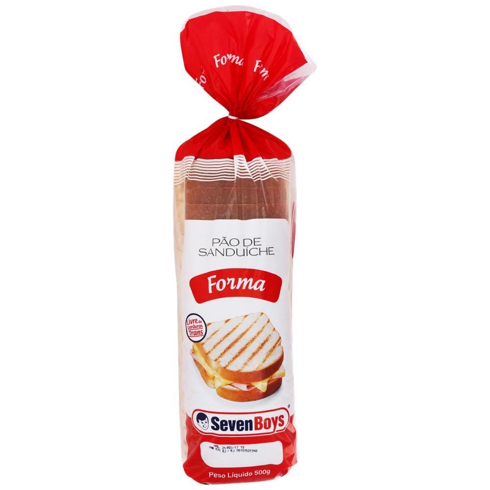 PÃO DE FORMA SEVENBOYS 500G