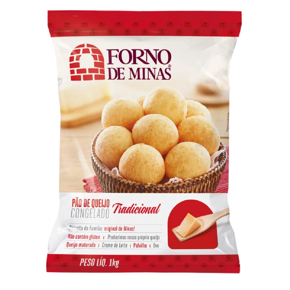 Pão de Queijo Forno de Minas Tradicional 1kg