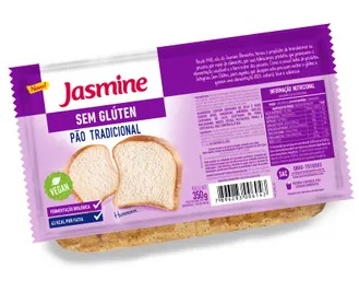 PÃO JASMINE SUPLY TRADICIONAL FATIADO 350G