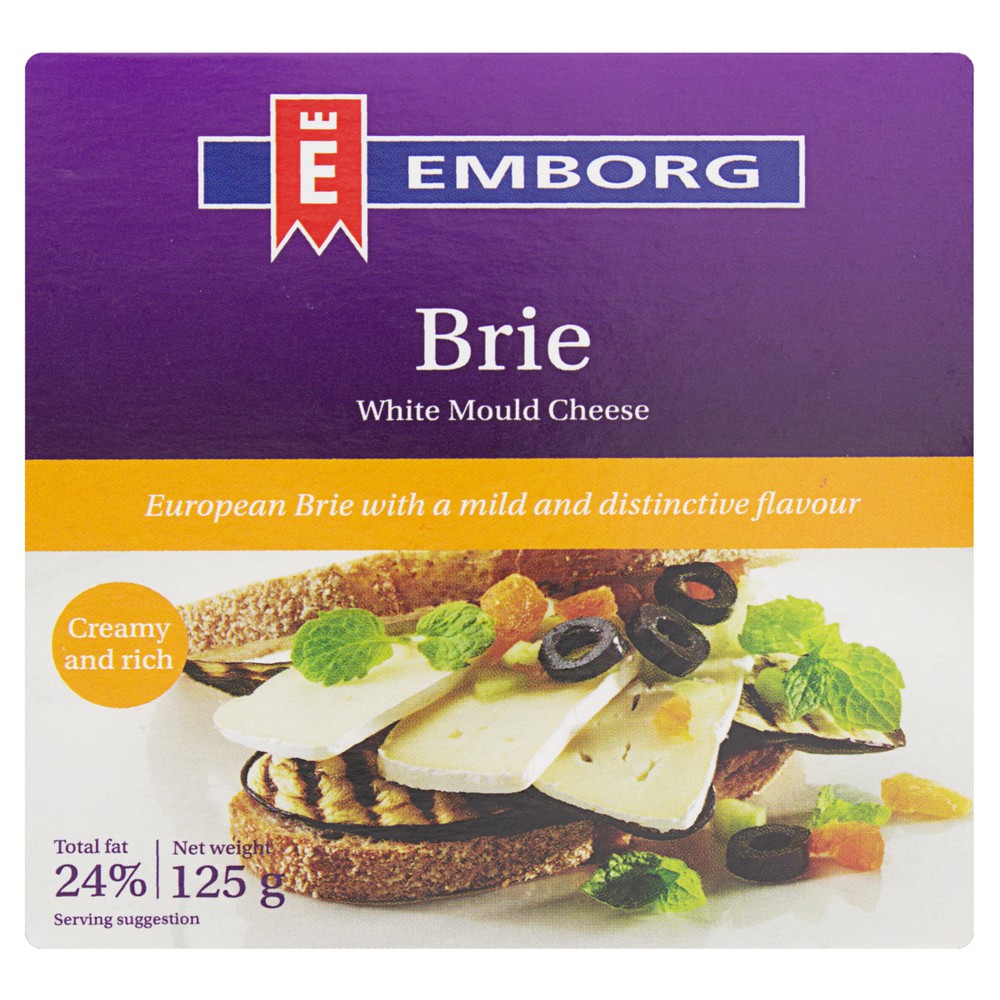 QUEIJO EMBORG BRIE 125G