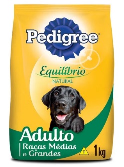 RAÇÃO PEDIGREE RAÇA MEDIA E GRANDE 1KG