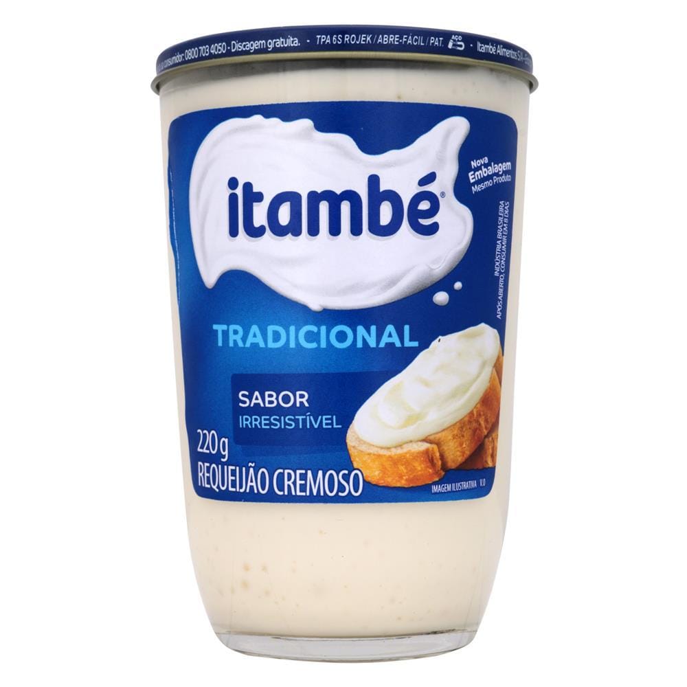 REQUEIJÃO CREMOSO ITAMBÉ TRADICIONAL 220G