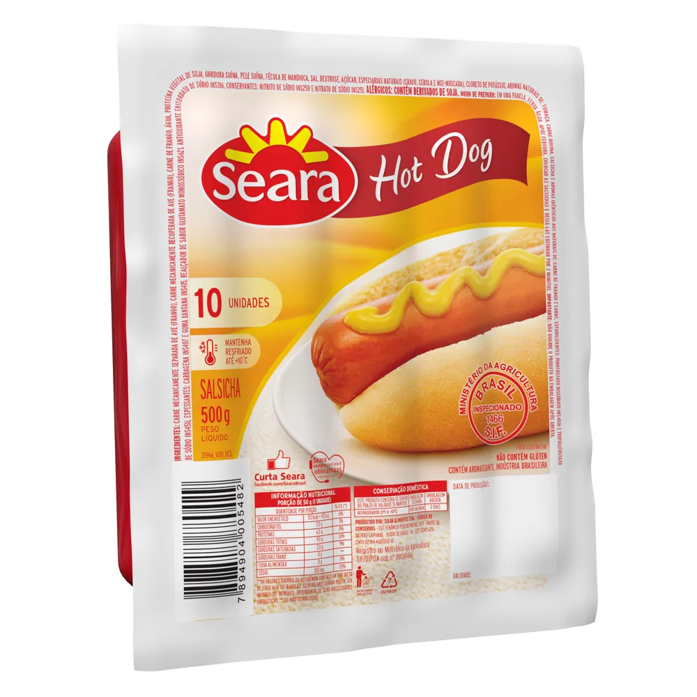 SALSICHA SEARA 500G