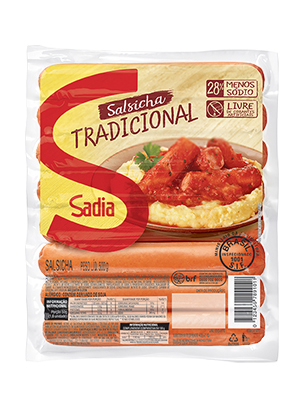 SALSICHA TRADICIONAL SADIA 500G