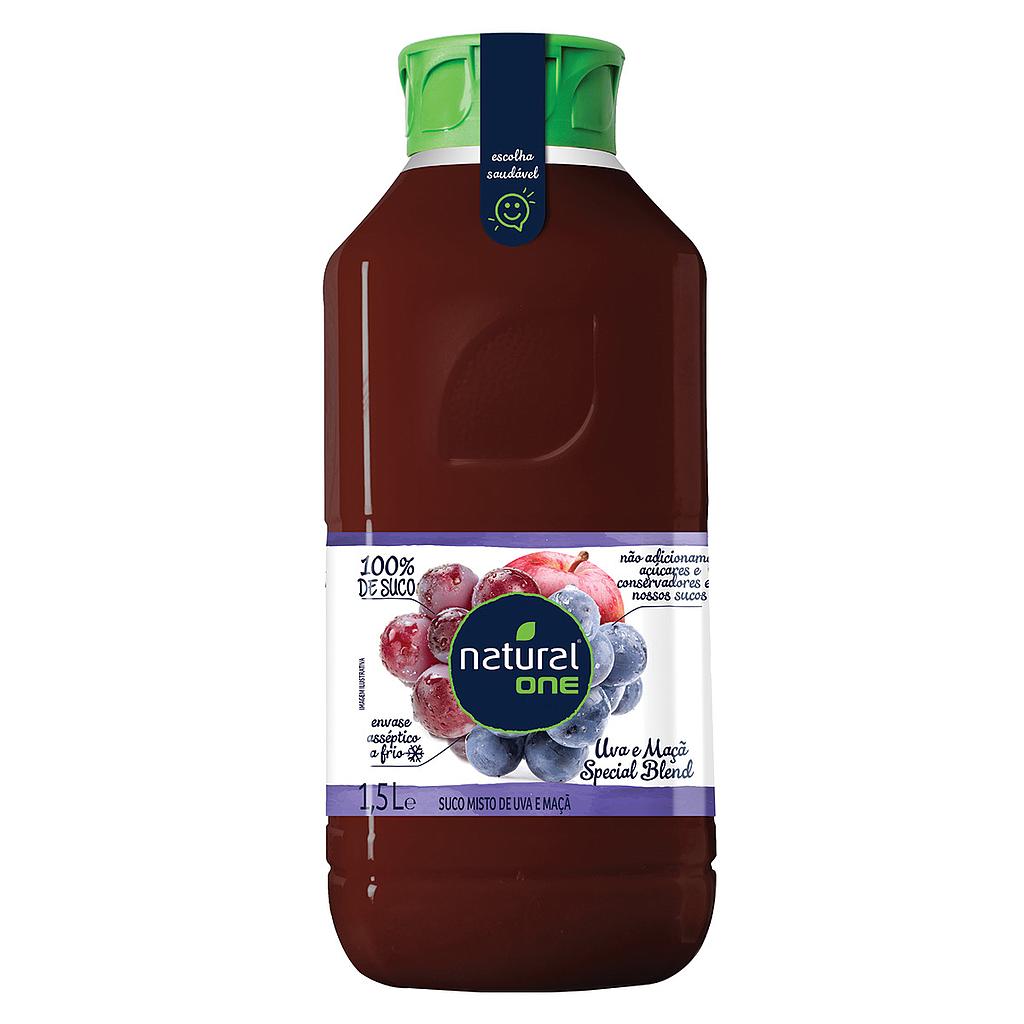 SUCO NATURAL ONE UVA E MAÇÃ REFRIGERADO 1,5L