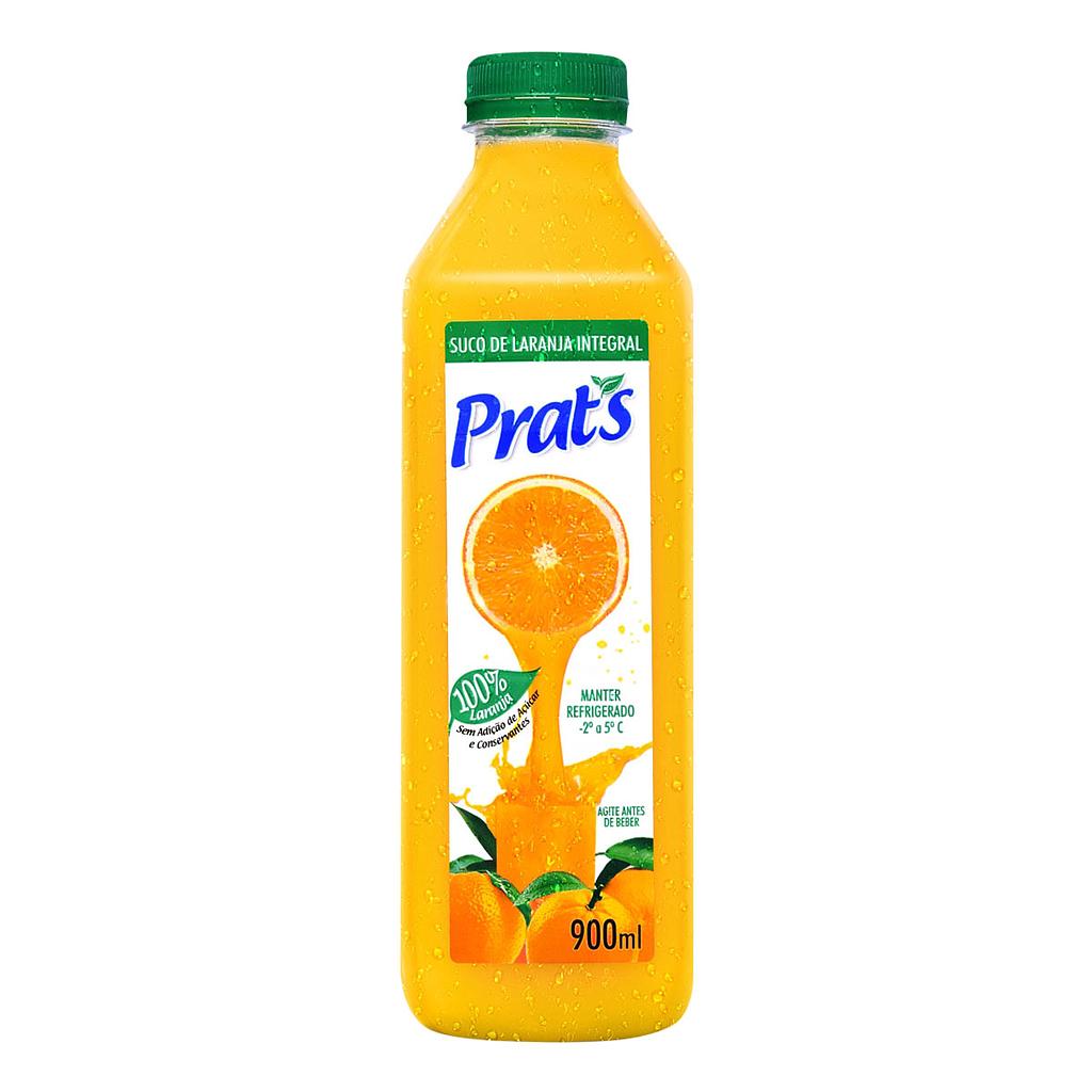 SUCO PRATS NATURAL INTEGRAL LARANJA 900Ml