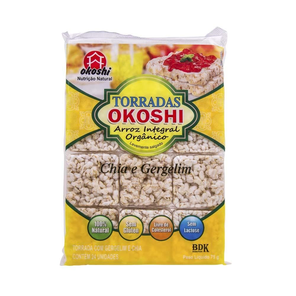 TORRADA OKOSHI QUINOA E LINHAÇA 75G