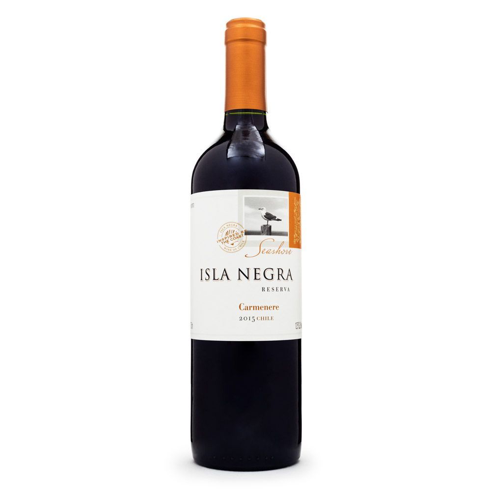 VINHO CHILENO ISLA NEGRA RESERVA  CARMENERE 750ML