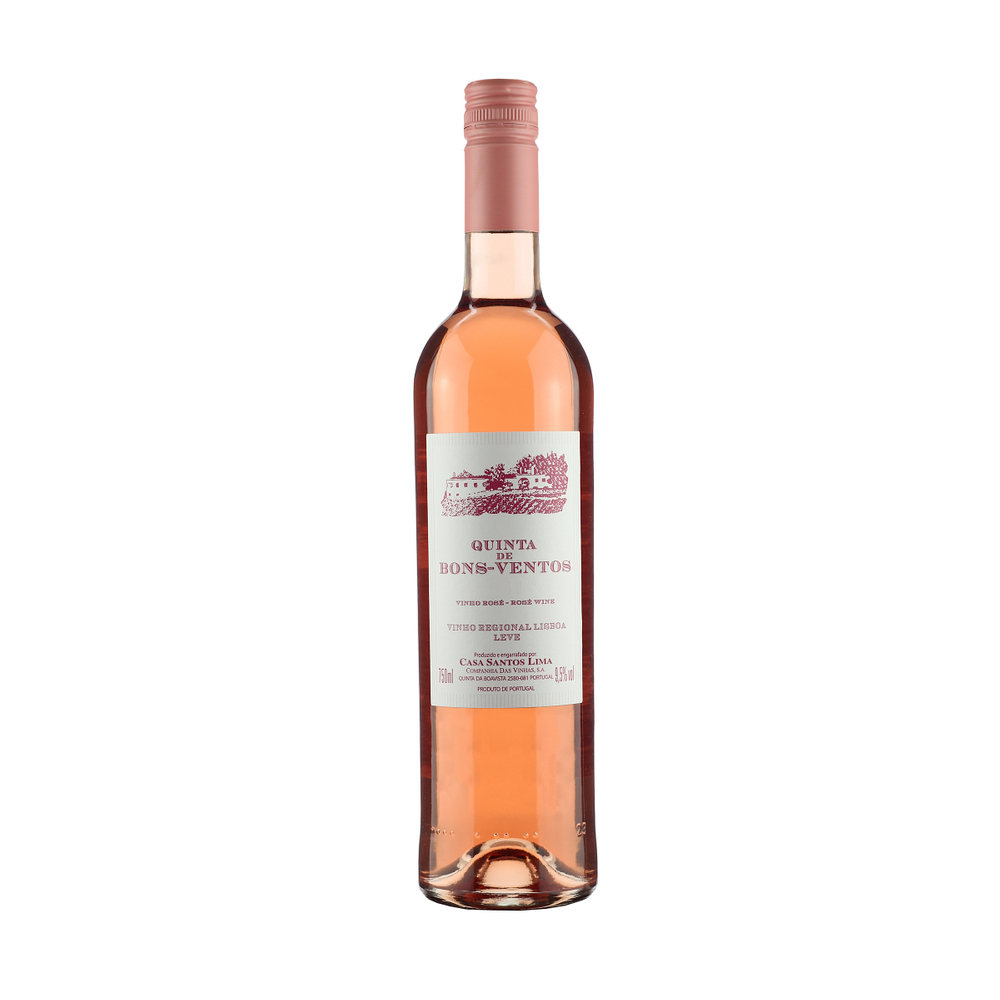 VINHO PORTUGUÊS QUINTA DE BONS VENTOS ROSE 750ML