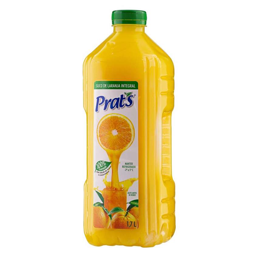 SUCO PRATS NATURAL INTEGRAL LARANJA 1,7L