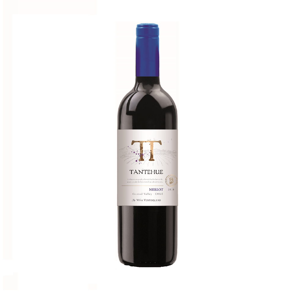 VINHO CHILENO TANTEHUE MERLOT 750ML