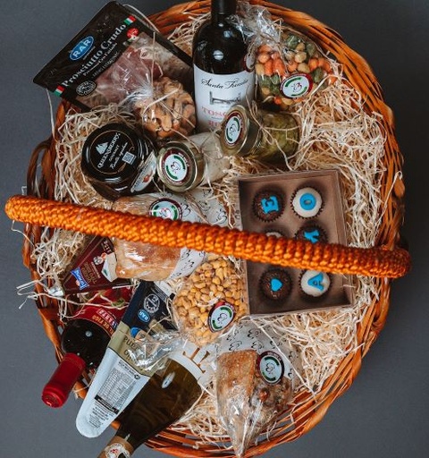 Cesta Frios, Pães e Vinho #2