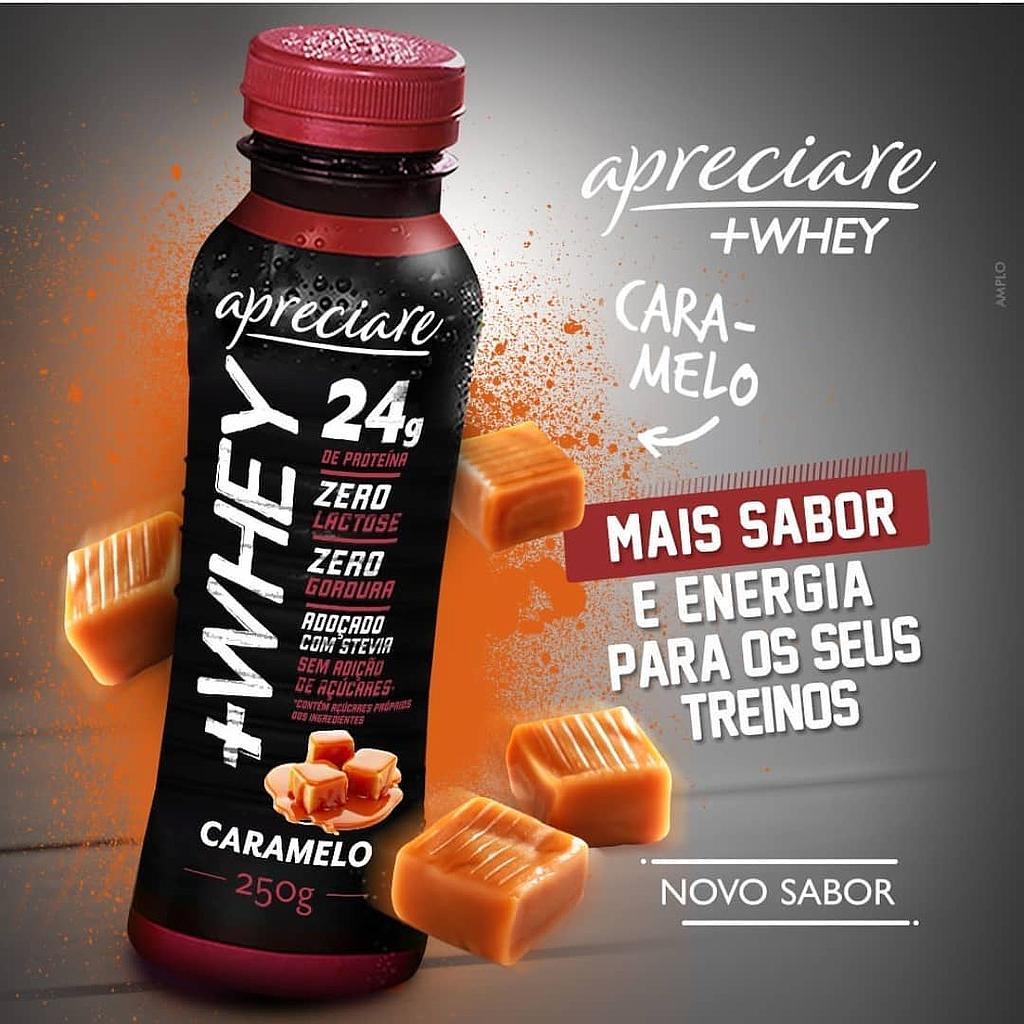 IOGURTE APRECIARE WHEY 24G PROT. CARAMELO 250G | Boníssima Vila da Serra